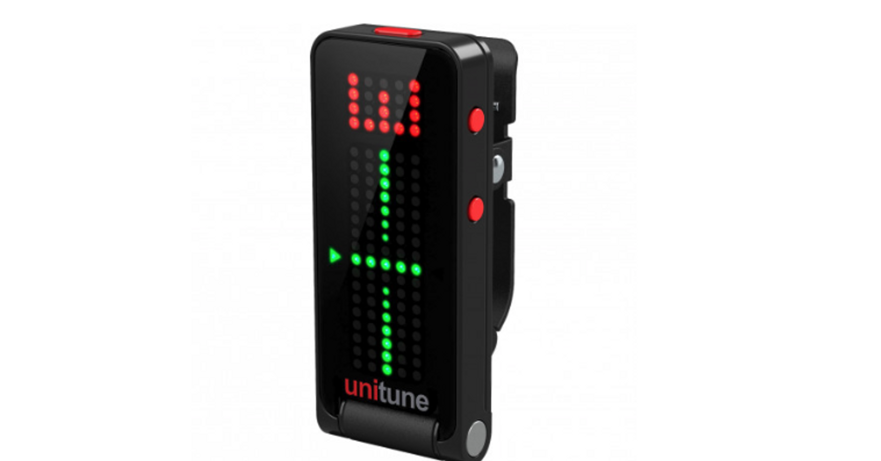 TC Electronic Unitune Clip Noir csíptetős hangoló, fekete Lightweight