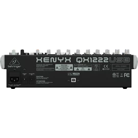Behringer Xenyx QX1222USB Effektes Keverő USB-csatlakozóval
