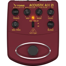 Behringer ADI21 V-Tone Akusztikus Erősítő Modellező DI Box Behringer ADI21 V-Tone Akusztikus Erősítő Modellező DI Box