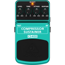 Behringer CS400 Compressor/Sustainer Effekt Pedál Behringer CS400 Compressor/Sustainer Effekt Pedál