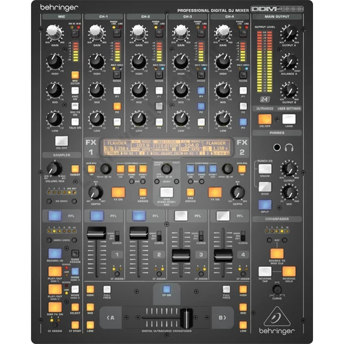 Behringer DDM4000 5-Csatornás Digitális DJ Pro Mixer