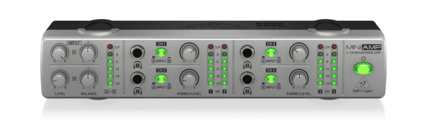 Behringer AMP800 V2 sztereó fejhallgató erősítő