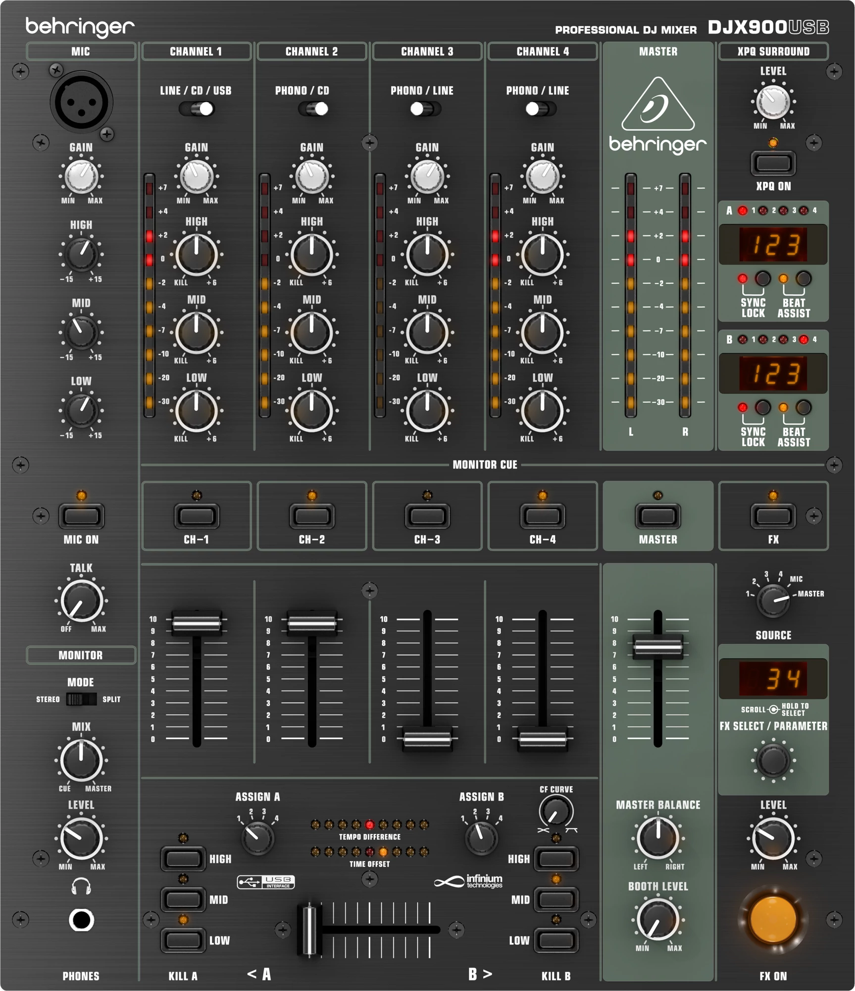 Behringer PRO MIXER DJX900USB