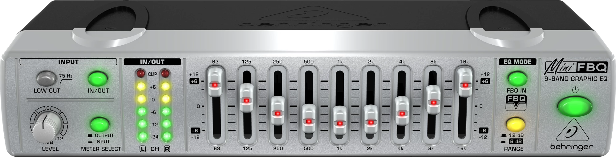 Behringer FBQ800 MiniFBQ 9-Sávos Grafikus EQ