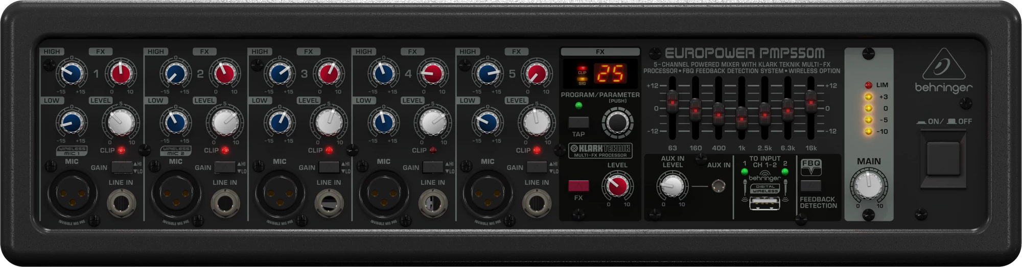 Behringer EUROPOWER PMP550M