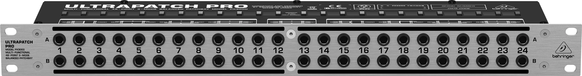 Behringer ULTRAPATCH PRO PX3000 Patchbay